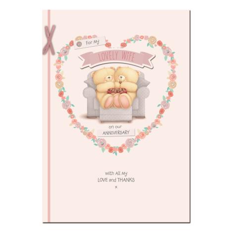 Wife Anniversary Luxury Forever Friends Card